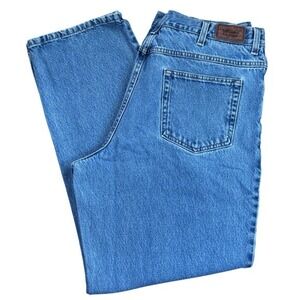 VTG  L.L. Bean Comfort Waist‎ Jeans Men's 37x32 Denim Straight Leg 100% Cotton
